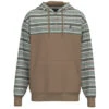 HOOey "Jimmy" Hoody Brown W/ Cream Multi Color Stripes -Hooey Brands HH23 012 A Custom View 1 1