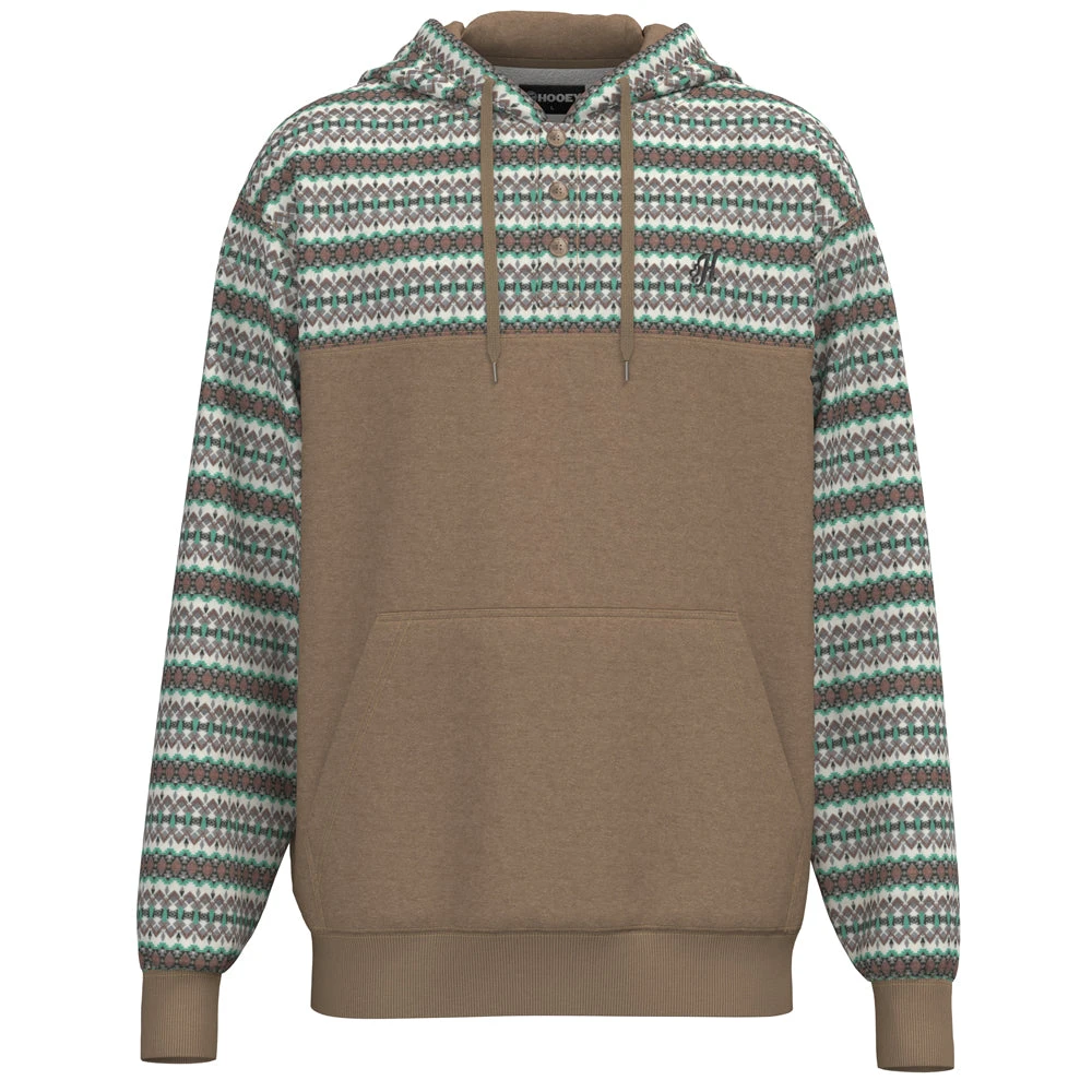HOOey "Jimmy" Hoody Brown W/ Cream Multi Color Stripes 1 HOOey "Jimmy" Hoody Brown W/ Cream Multi Color Stripes