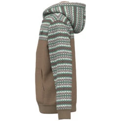 HOOey Youth "Jimmy" Hoody Brown W/ Cream Multi Color Stripes -Hooey Brands HH23 012 A Youth Custom View 3