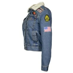 "Hooey Denim Jacket" With Patches -Hooey Brands HJ056DE 2 LEFT
