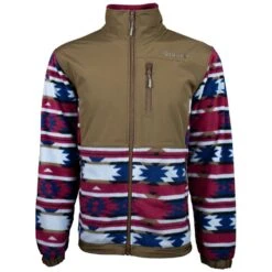 Youth "Hooey Tech Jacket" Black/Aztec