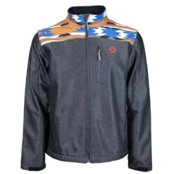 Youth "Hooey Softshell Jacket" Charcoal