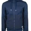 "Hooey Full Zip Tech Jacket" Navy -Hooey Brands HJ073NV