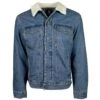 "Hooey Denim Jacket" With Cream Sherpa -Hooey Brands HJ074DE