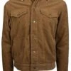 "Hooey Cord Jacket" Tan With Cream Sherpa -Hooey Brands HJ074TN
