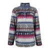 HOOey "Ladies Pullover" Blue Pattern