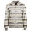 "Ozona" Hooey Bomber Jacket Grey/Stripe Pattern -Hooey Brands HJ090GYST