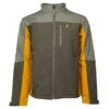 "Hooey Softshell Jacket" Brown W/Mustard Accents -Hooey Brands HJ092BR