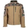 "Hooey Softshell Jacket" Tan W/Aztec Detailing -Hooey Brands HJ092TNAZ B