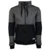 "Hooey Full Zip Tech Jacket" Charcoal W/Black Accents -Hooey Brands HJ093CH