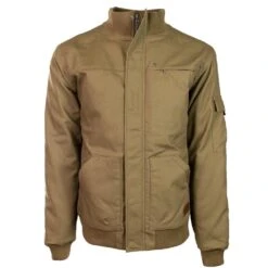 "Hooey Cargo Jacket" Tan W/ Aztec Pattern Lining