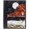 HOOey "Desert Nights" Leather Notebook Cover Black/Brown Desert Night Pattern -Hooey Brands HNC23 1ISpring202301