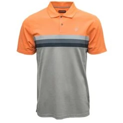 HOOey "The Maverick" Orange/Grey Crew Neck Shirt