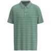 HOOey "The Weekender" Sage W/Grey Stripes Polo -Hooey Brands HP024GRFRONT