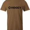HOOey "Lock-Up" Brown W/Black Logo T-shirt -Hooey Brands HT1407BR