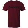 HOOey "Lock-Up" Maroon Tee W/Black Logo -Hooey Brands HT1413MA