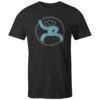 HOOey "Roughy 2.0" Charcoal Tee -Hooey Brands HT1506BK SPRING 2021