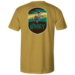HOOey "Cheyenne" Mustard T-shirt W/pocket