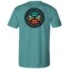 HOOey "Guadalupe" Turquoise Tee -Hooey Brands HT1509TQ BACK SPRING 2021