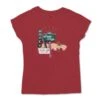 HOOey "Roadside" Tee, Red 2 HOOey "Roadside" Tee, Red -Hooey Brands HT1520RD