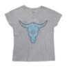 HOOey "Corriente" Grey Tee -Hooey Brands HT1521WH