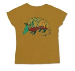 HOOey "Desert 'Dillo" Mustard Tee