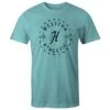 HOOey "Spur" Turquoise T-shirt W/Black Logo -Hooey Brands HT1526TQ front