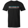 HOOey "Rodeo" Black T-shirt W/Serape -Hooey Brands HT1532BK front