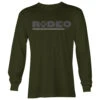 HOOey "Rodeo" Olive Long Sleeve With Grey / White Logo -Hooey Brands HT1536OL front