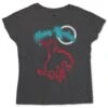 HOOey "Neon Rodeo" Charcoal T-shirt -Hooey Brands HT1540CH 1