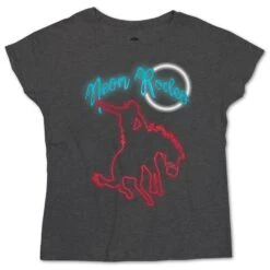 HOOey Youth "Neon Rodeo" Charcoal Tee