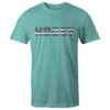 HOOey "Patriot" Turquoise W/Grey/White Flag Logo -Hooey Brands HT1544TQ FORNT