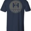HOOey "Windrow" Navy W/Grey Circle Logo T-shirt 4 HOOey "Windrow" Navy W/Grey Circle Logo T-shirt -Hooey Brands HT1550NV BACK