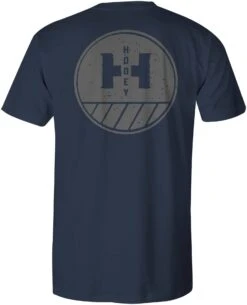 HOOey "Windrow" Navy W/Grey Circle Logo T-shirt
