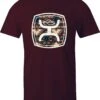 "Zenith" Cranberry W/Aztec Pattern/White Hooey Logo -Hooey Brands HT1552MA