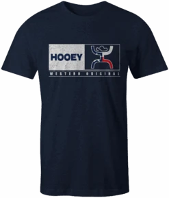 HOOey Youth "Match" Navy W/Red/White/Blue Logo T-shirt