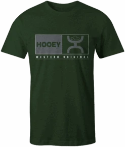 HOOey "Match" Olive W/Grey/White Logo T-Shirt