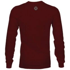 HOOey "OG" Cranberry Long Sleeve T-Shirt -Hooey Brands HT1555MA BACK