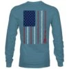 HOOey "Liberty Roper" Denim Long Sleeve T-Shirt -Hooey Brands HT1556DE BACK