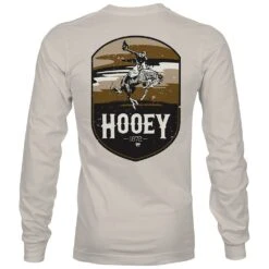 HOOey "Cheyenne" Cream Long Sleeve T-Shirt