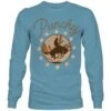 HOOey "Punchy" Denim Long Sleeve T-shirt -Hooey Brands HT1560DE FRONT
