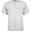 HOOey "Sol" Grey Short Sleeve Pearl Snap Shirt -Hooey Brands HT1610GY