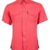 HOOey "Sol" Watermelon Short Sleeve Pearl Snap Shirt -Hooey Brands HT1610PK