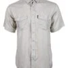 HOOey "Sol" Tan Short Sleeve Pearl Snap Shirt -Hooey Brands HT1610TN