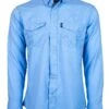 HOOey "Sol" Sky Blue Long Sleeve Pearl Snap Shirt -Hooey Brands HT1612BL