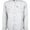 HOOey "Sol" Grey Long Sleeve Pearl Snap Shirt -Hooey Brands HT1612GY