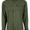HOOey "Sol" Olive Long Sleeve Pearl Snap Shirt -Hooey Brands HT1612OL