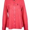 HOOey "Sol" Ladies Watermelon Long Sleeve Pearl Snap Shirt -Hooey Brands HT1613PK