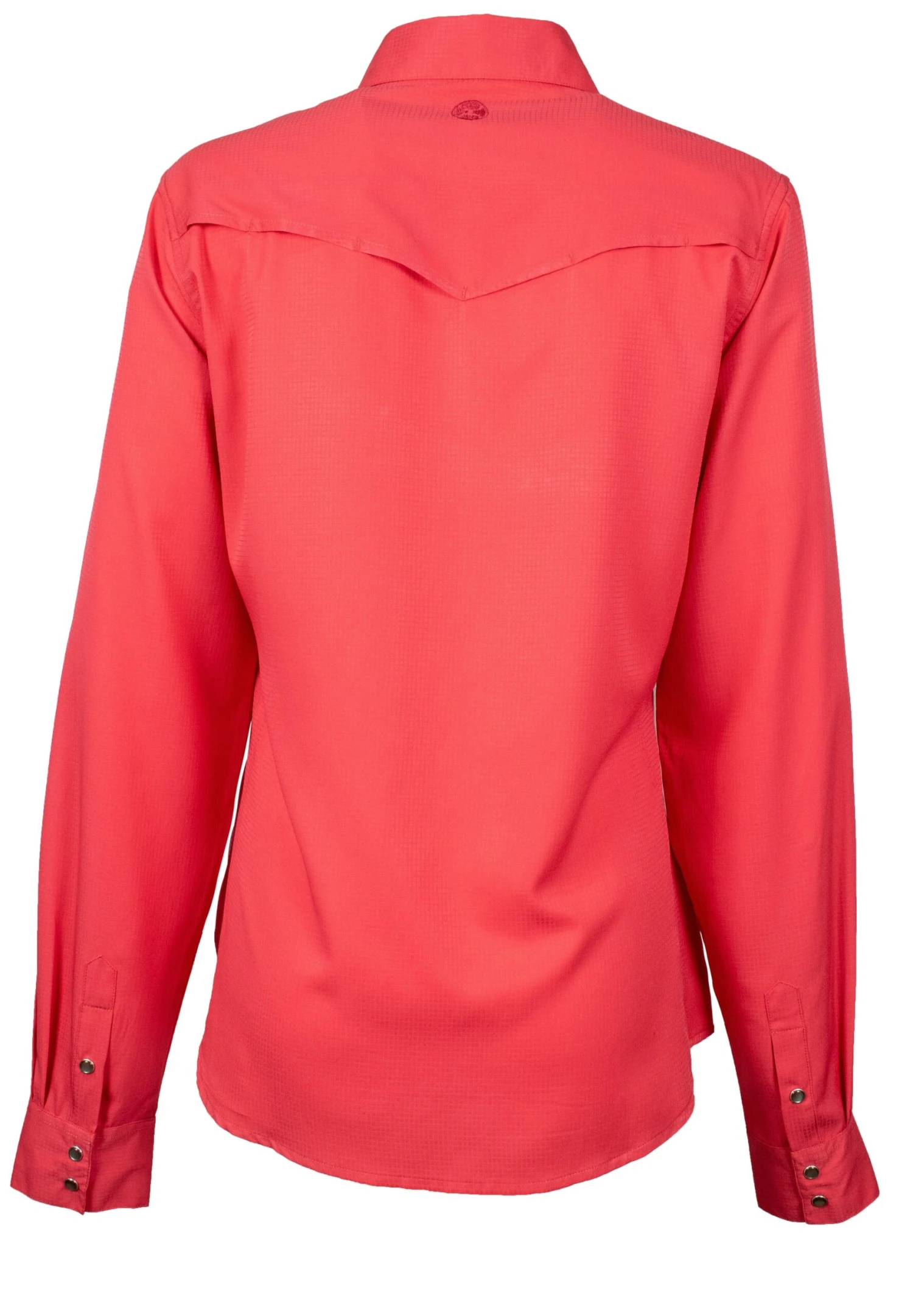 HOOey "Sol" Ladies Watermelon Long Sleeve Pearl Snap Shirt 3 HOOey "Sol" Ladies Watermelon Long Sleeve Pearl Snap Shirt - Image 3