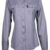HOOey "Sol" Ladies Violet Long Sleeve Pearl Snap Shirt -Hooey Brands HT1613PL
